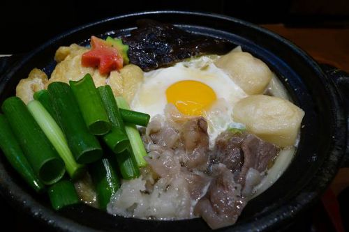 うどん棒 大阪店　＠　オリーブ牛の鍋焼きうどん　 （２０１７年１２月限定）