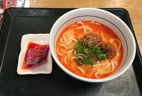 激辛・担担うどん【なか卯】（埼玉県）