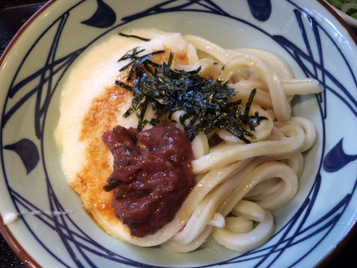 【桃屋×丸亀製麺うどんですよ！】第一弾！！梅ごのみ×とろろ醤油 