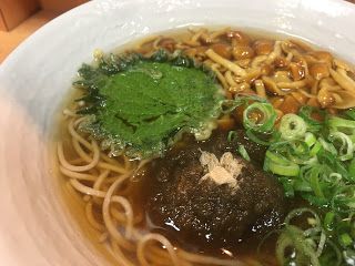 なめこ昆布蕎麦