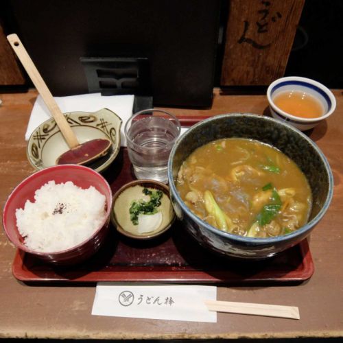 「カレーセット」うどん棒 in 大阪駅前第３ビル 梅田 大阪