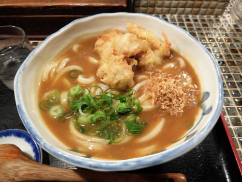 「とり天カレーうどん」たけうちうどん店 in 中津 大阪