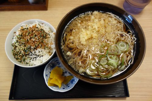 【東京B級グルメ】立ち食いそば朝食2軒はしご♪東京メトロ24時間券（600円）を使ってまずは小伝馬町界隈へ～おか田→田そば