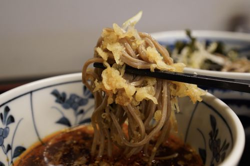 肉盛り蕎麦