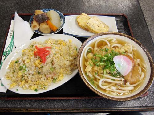 「はりまや」-11　東湊　　メニューにない？ランチは　『焼きめしの定食、うどんで』！！　　210901　　