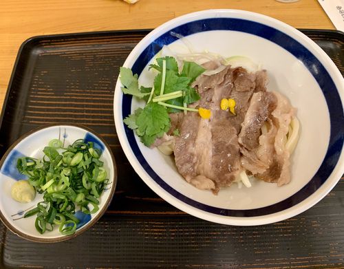 【うどん券行脚】ふる里うどん（肉ぶっかけ）