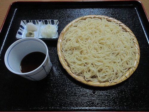 今日の昼そば(柚子切り)