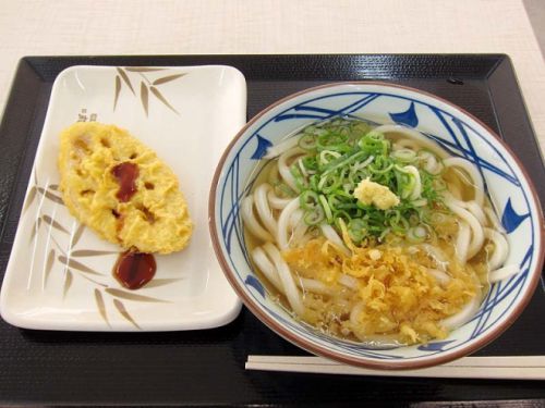 「丸亀製麺　コーナン堺店」-69　石津　　冷かけうどん＋れんこん天☆　　220925